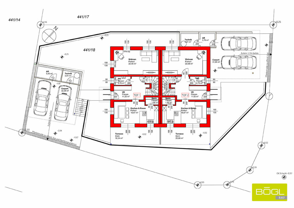 Doppelhaus Tumeltsham - EG